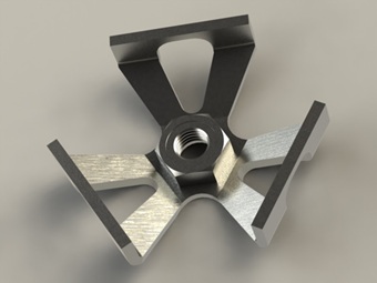Célula Speed Cell 3G® em aço inox com porca central soldada